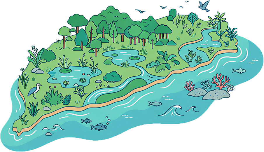 island illustration